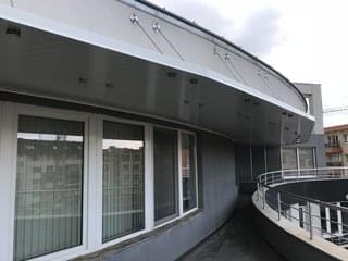 Козирка от INOX конзоли и сандвич панел