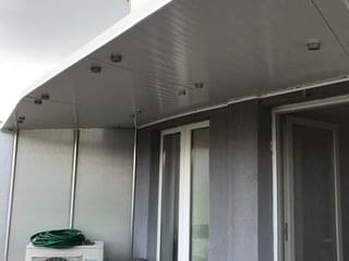 Козирка от INOX конзоли и сандвич панел